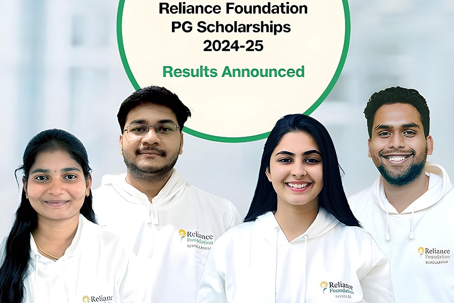 Results for the prestigious Reliance Foundation Postgraduate Scholarships 2024-25 announced